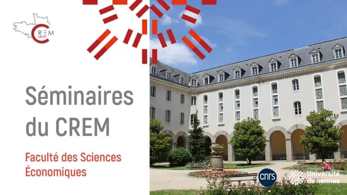 Illustration de l'événement : [Seminaire CREM] Présentation de Benoît Tarroux, GATE
