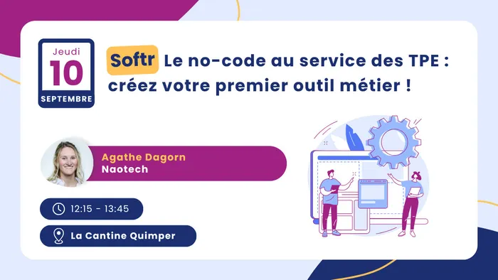 Illustration de l'événement : Le no-code au service des TPE : créez votre premier outil métier !
