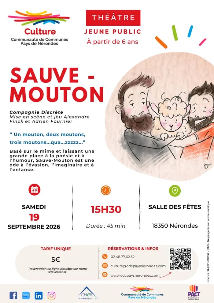 Illustration de l'événement : Spectacle jeune public "Sauve mouton"
