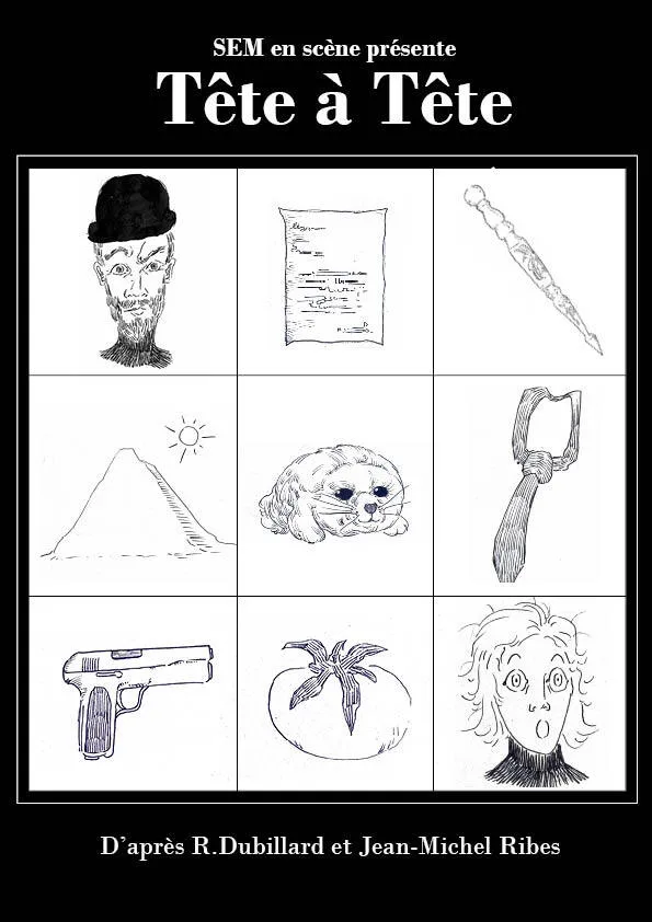 Illustration de l'événement : « Tête à tête » Ou histoires d’écriture, de phoque, d’arts martiaux, d’espions et autres légumes