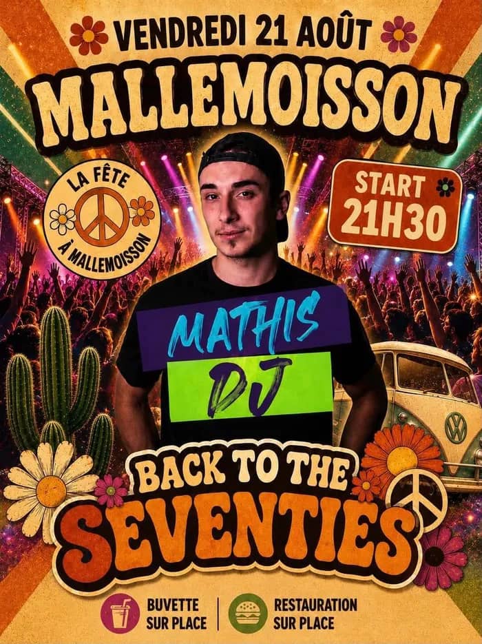 Illustration de l'événement : Back to the Seventies avec Mathis DJ