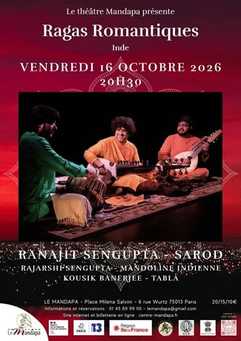 Illustration de l'événement : Ragas Romantiques - Inde du nord