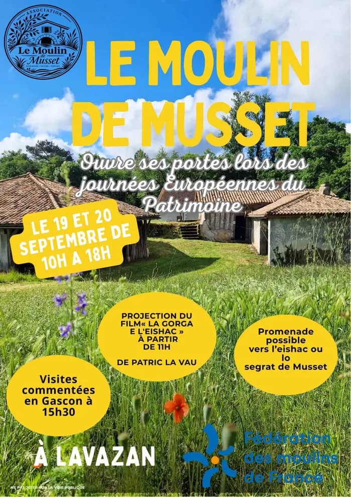 Illustration de l'événement : Visite commentée du moulin de Musset