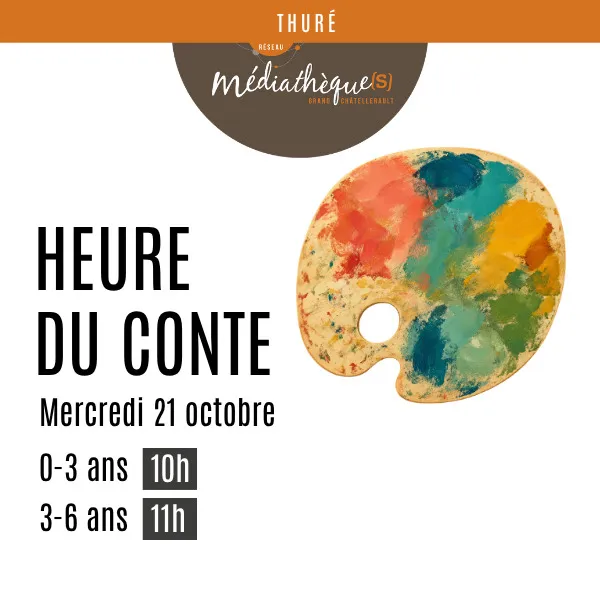 Illustration de l'événement : Heure du conte : spéciale arts