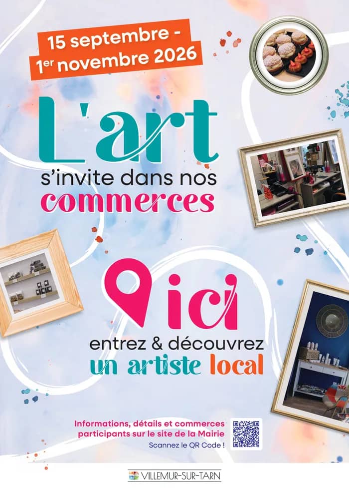Illustration de l'événement : L'Art s'invite dans nos Commerces