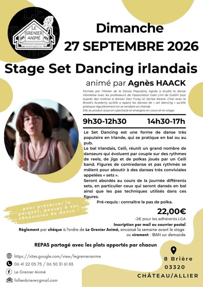 Illustration de l'événement : stage de Set Dancing irlandais