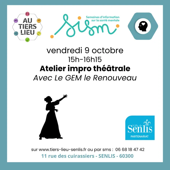 Illustration de l'événement : Impro théâtrale avec le GEM le Renouveau