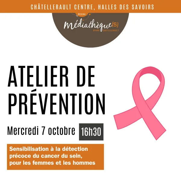 Illustration de l'événement : Octobre Rose : atelier de prévention