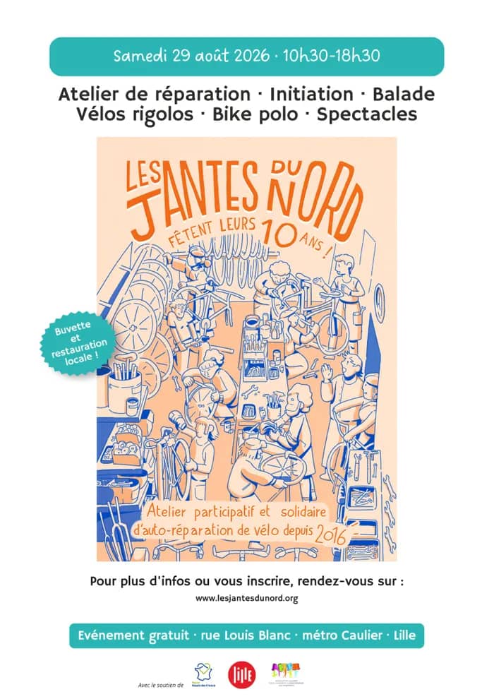 Illustration de l'événement : Les Jantes fêtent leurs 10 ans !