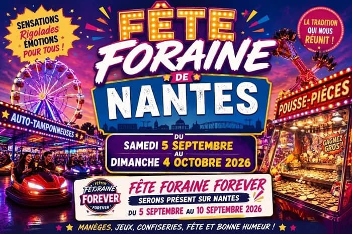 Illustration de l'événement : Fête foraine de Nantes 2026