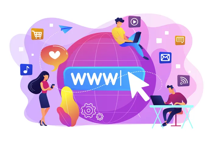 Illustration de l'événement : Naviguer sur internet