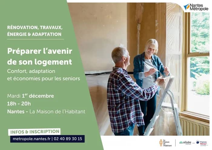 Illustration de l'événement : Préparer l’avenir de son logement : confort, adaptation et économies pour les seniors