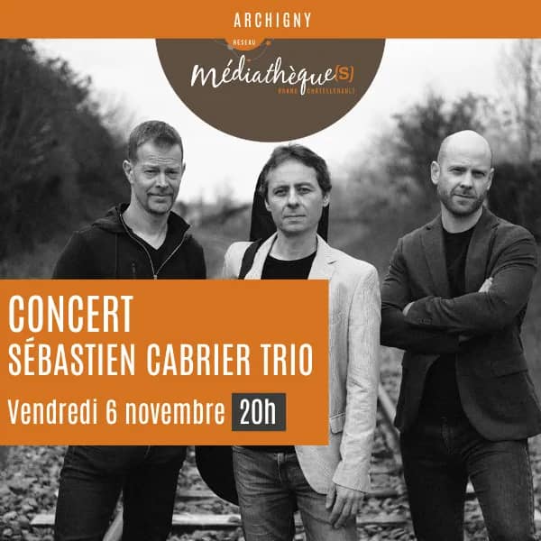 Illustration de l'événement : Concert : Sébastien Cabrier trio