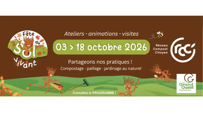 Illustration de l'événement : Fête du Sol Vivant : Le Grand Ouest Toulousain se mobilise pour promouvoir les Biodéchets