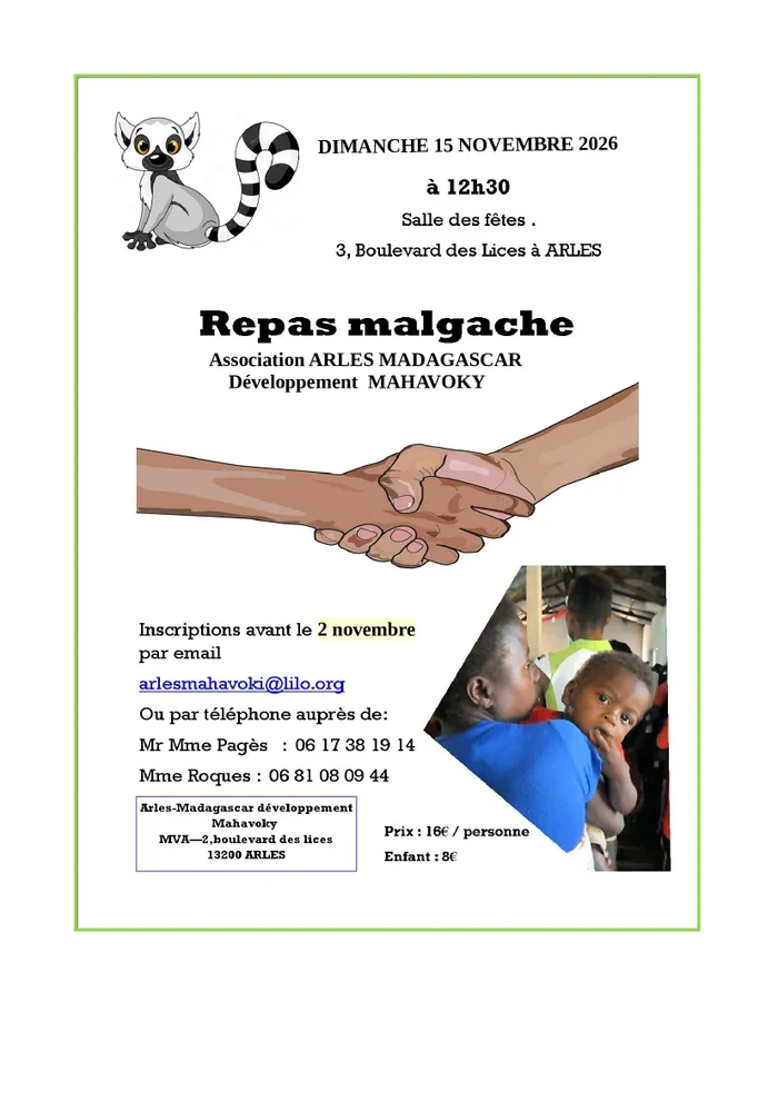 Illustration de l'événement : Repas malgache