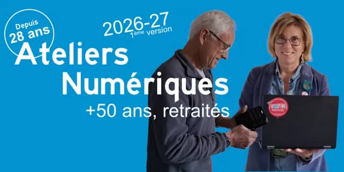 Illustration de l'événement : Présentation de notre plaquette ateliers numériques seniors 2026-2027