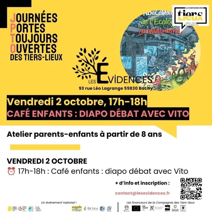 Illustration de l'événement : Journées portes toujours ouvertes - Café enfants : diapo débat avec Vito