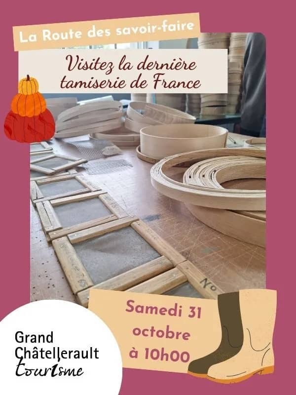 Illustration de l'événement : Visitez la dernière tamiserie artisanale de France