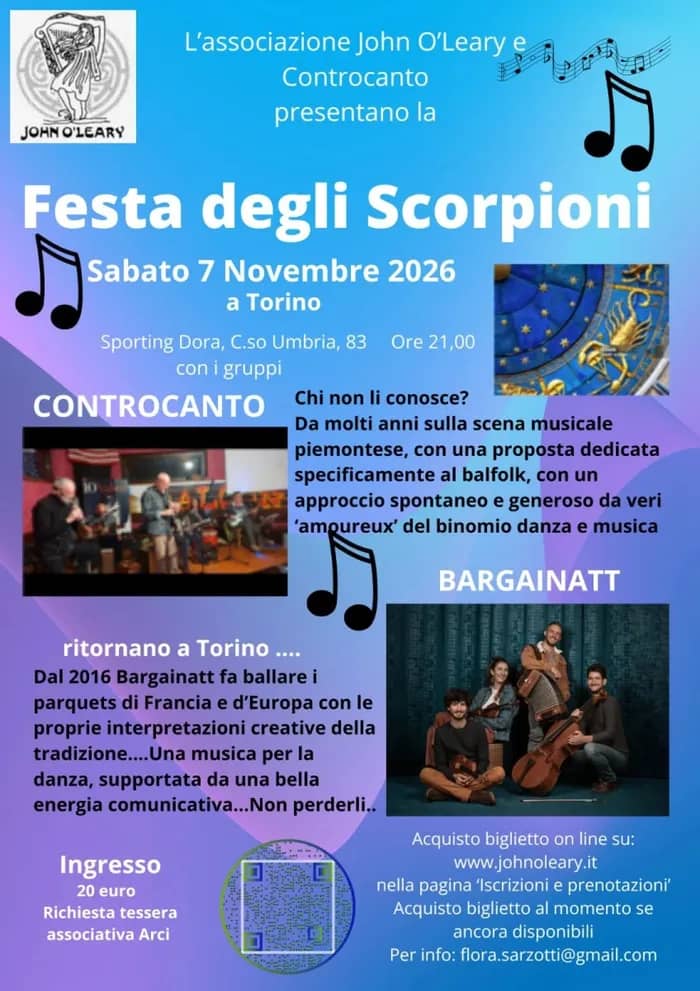 Illustration de l'événement : Festa degli Scorpioni