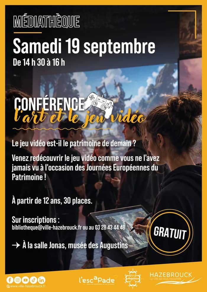 Illustration de l'événement : Conférence - L'art et le jeu vidéo