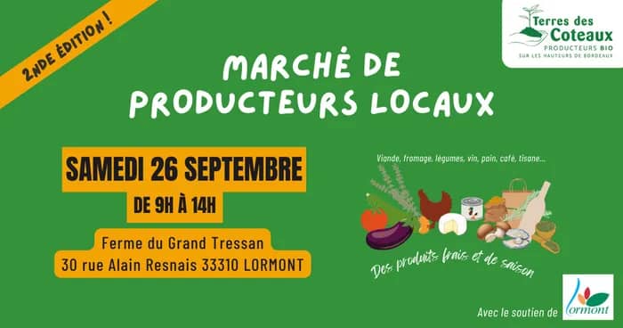 Illustration de l'événement : Marché de producteurs locaux