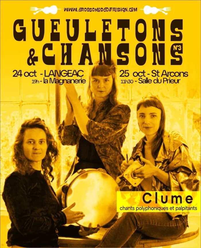 Illustration de l'événement : CLUME - Bal à la voix et percussion