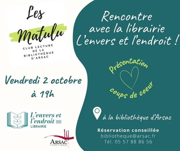 Illustration de l'événement : Rencontre avec la librairie L'envers et l'endroit
