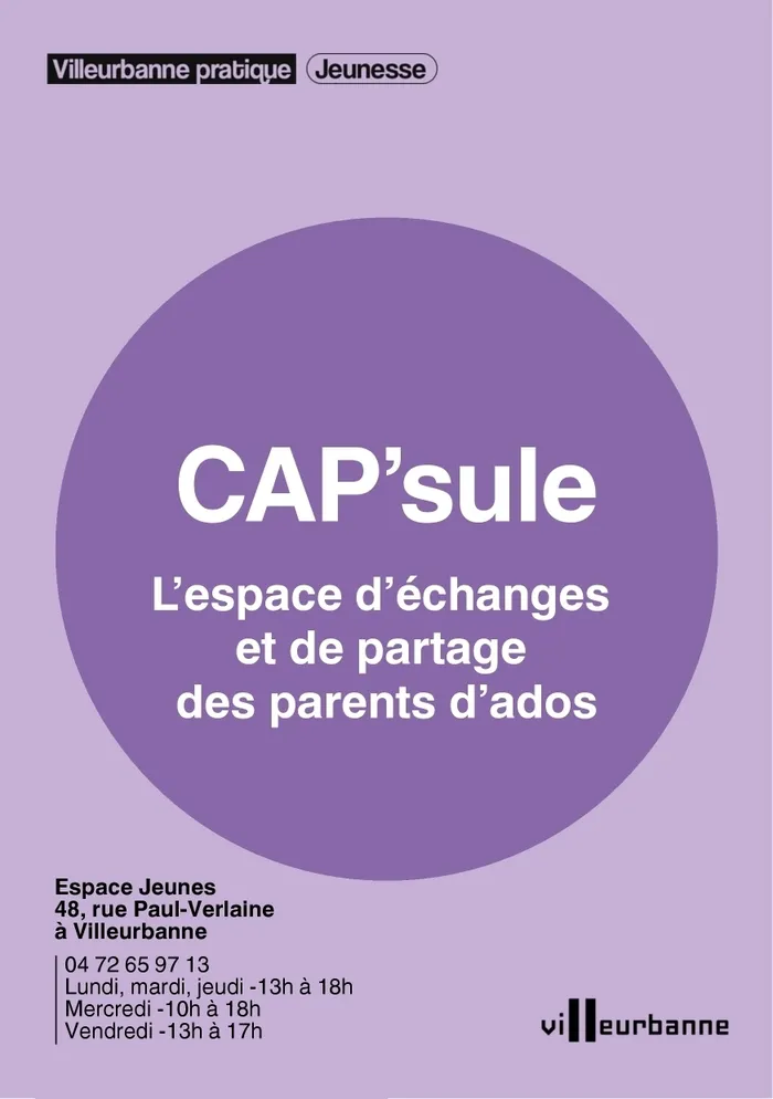 Illustration de l'événement : CAP'sule : le temps ressources des parents d'ados