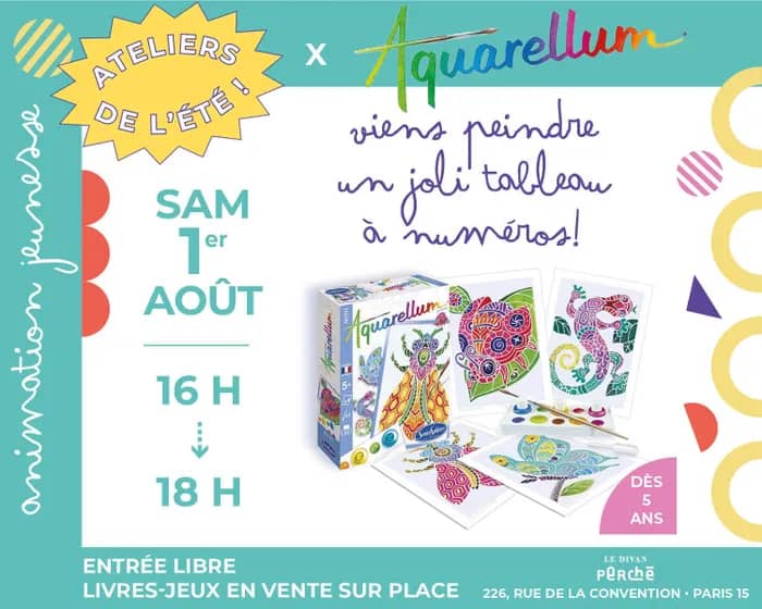 Illustration de l'événement : Atelier créatif Aquarellum