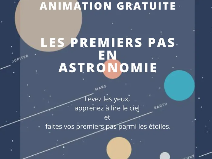 Illustration de l'événement : Les premiers pas en astronomie
