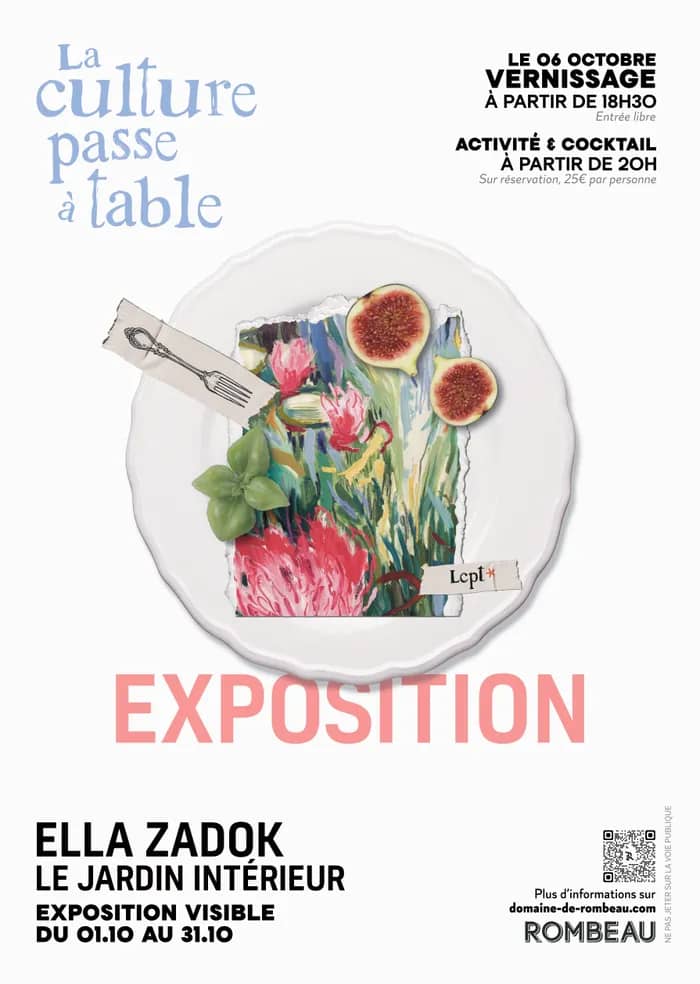 Illustration de l'événement : Exposition Ella ZADOK "Le Jardin Intérieur" Vernissage et Activité-cocktail