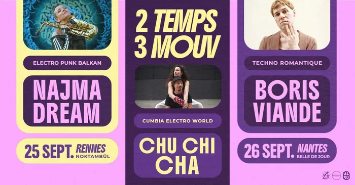 Illustration de l'événement : Boris Viande et sa team de choc électro !Avec Najma Dream et Chu Chi Cha