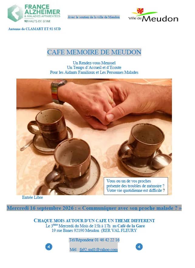 Illustration de l'événement : CAFE MEMOIRE