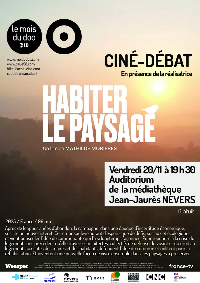 Illustration de l'événement : Ciné-débat "Habiter le paysage"