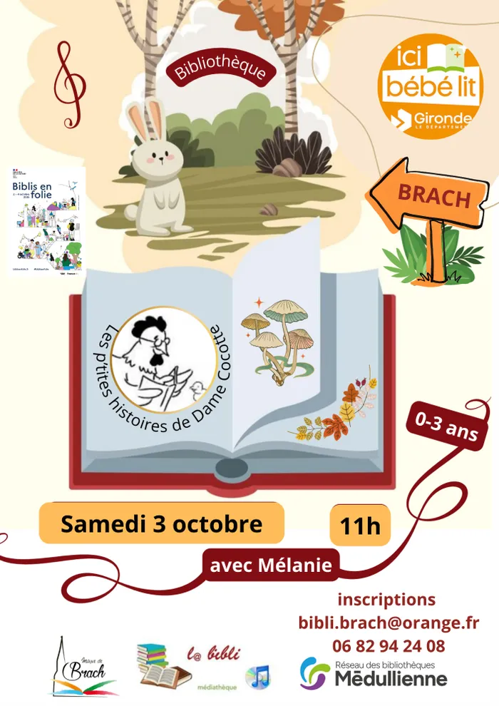 Illustration de l'événement : Les p'tites histoires de Dame Cocotte