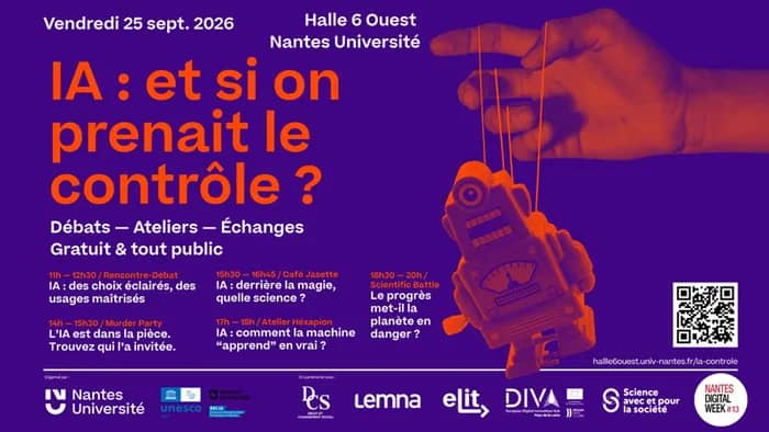 Illustration de l'événement : IA : et si on prenait le contrôle ?