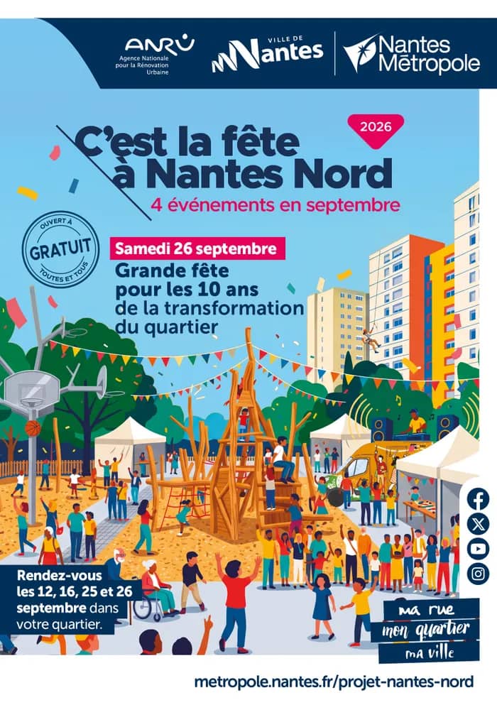 Illustration de l'événement : Une grande fête pour les 10 ans de Nantes Nord