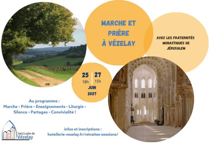 Illustration de l'événement : Marche et prière à Vézelay