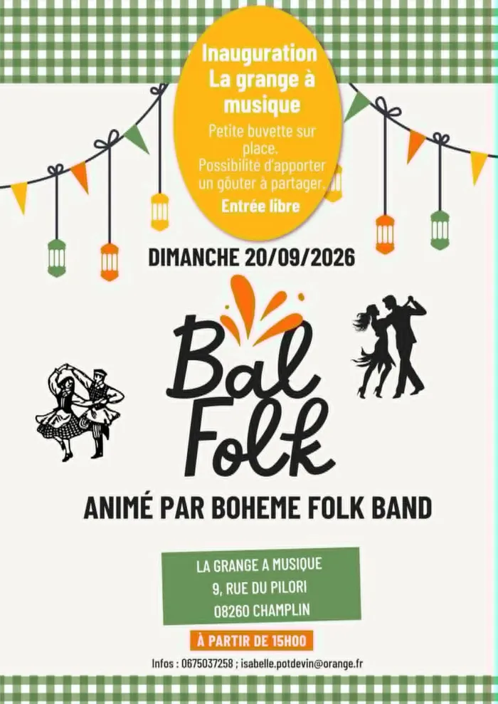 Illustration de l'événement : Bal Folk avec le Bohème Fok Band