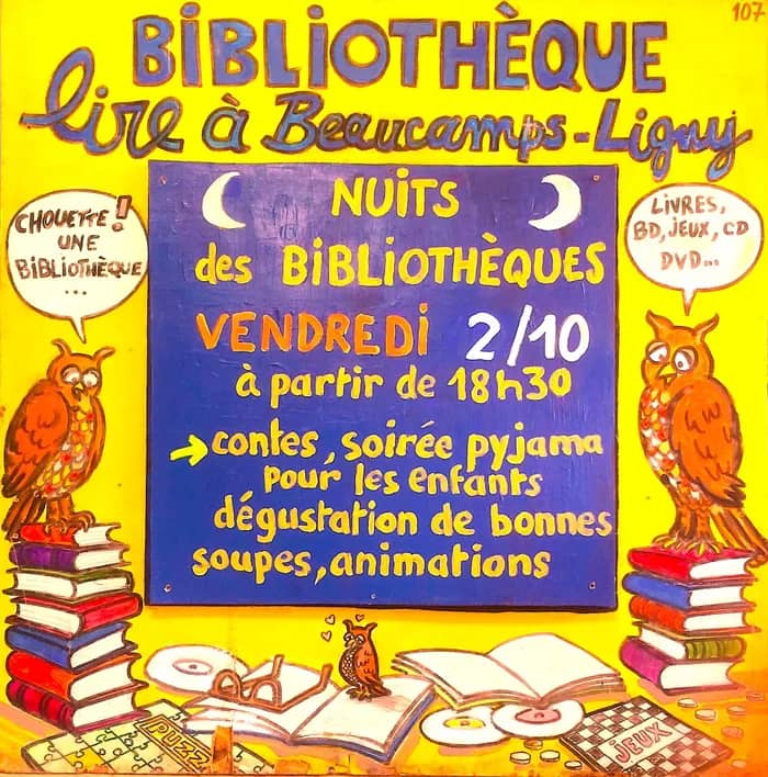 Illustration de l'événement : Nuits des bibliothèques à Beaucamps-Ligny