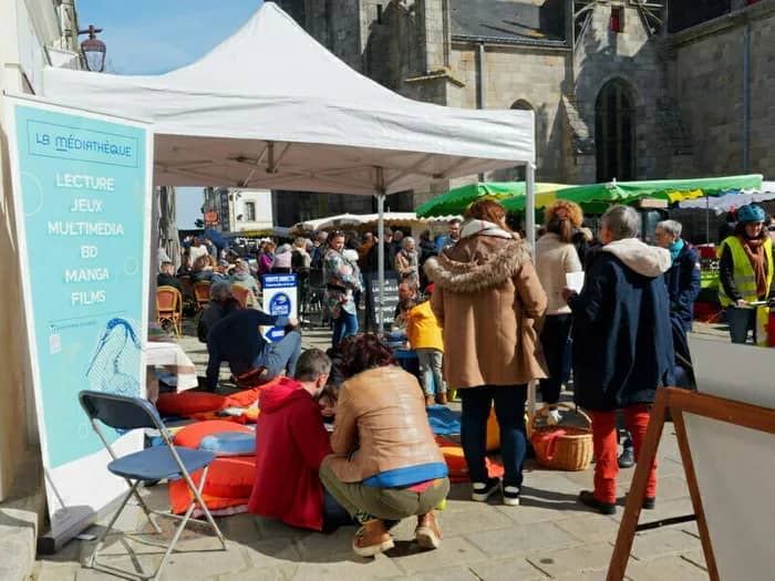 Illustration de l'événement : Lecture sur le marché