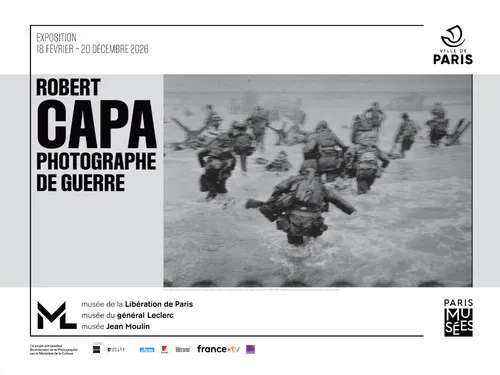 Illustration de l'événement : Visite guidée de l'exposition « Robert Capa, photographe de guerre »
