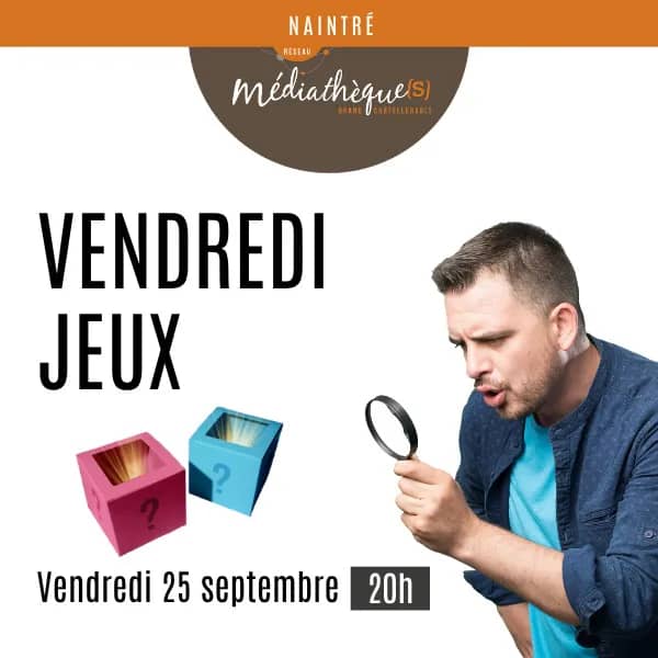 Illustration de l'événement : Vendredi jeux : spécial enquêtes