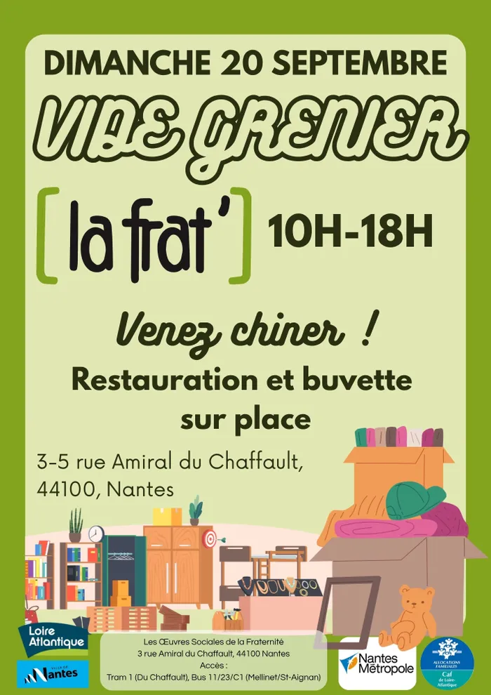 Illustration de l'événement : Vide Grenier de la Frat'