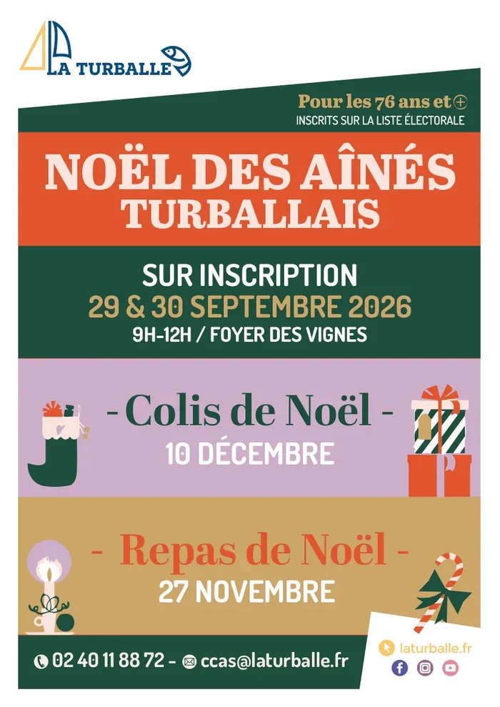 Illustration de l'événement : Inscription au Noël des ainés turballais