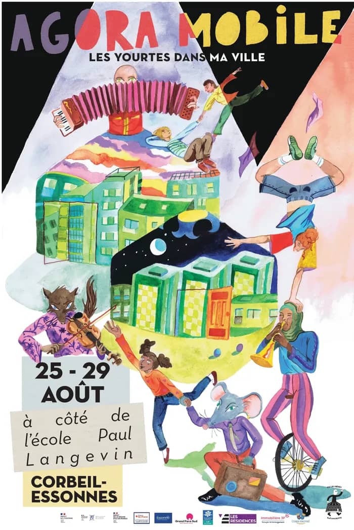 Illustration de l'événement : Les Yourtes Dans Ma Ville à Corbeil-Essonnes / Montconseil