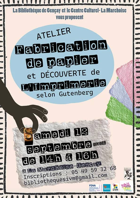 Illustration de l'événement : Fabrication de papier