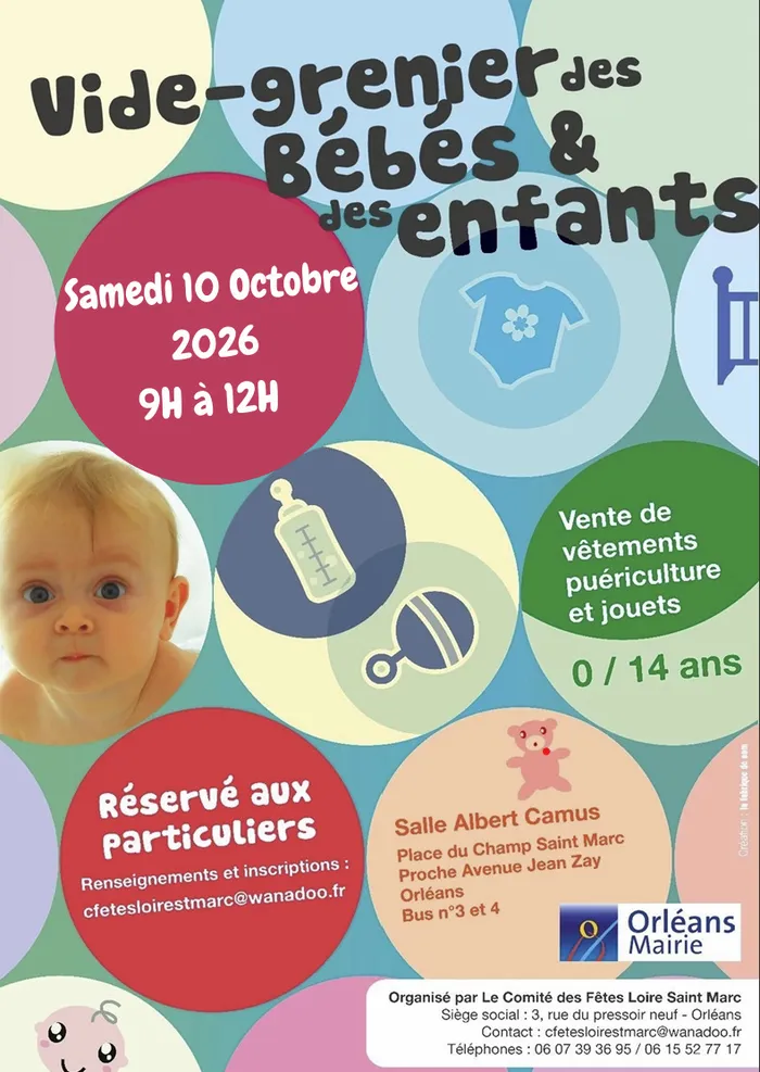 Illustration de l'événement : Vide-grenier des bébés et enfants - Automne