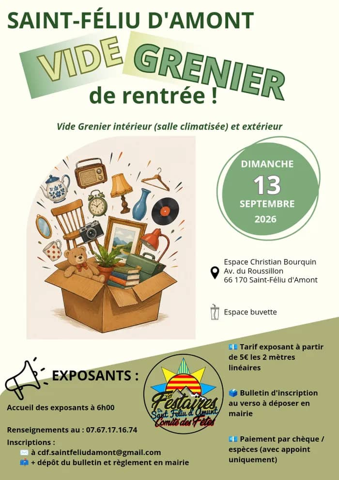 Illustration de l'événement : Vide Grenier d'automne