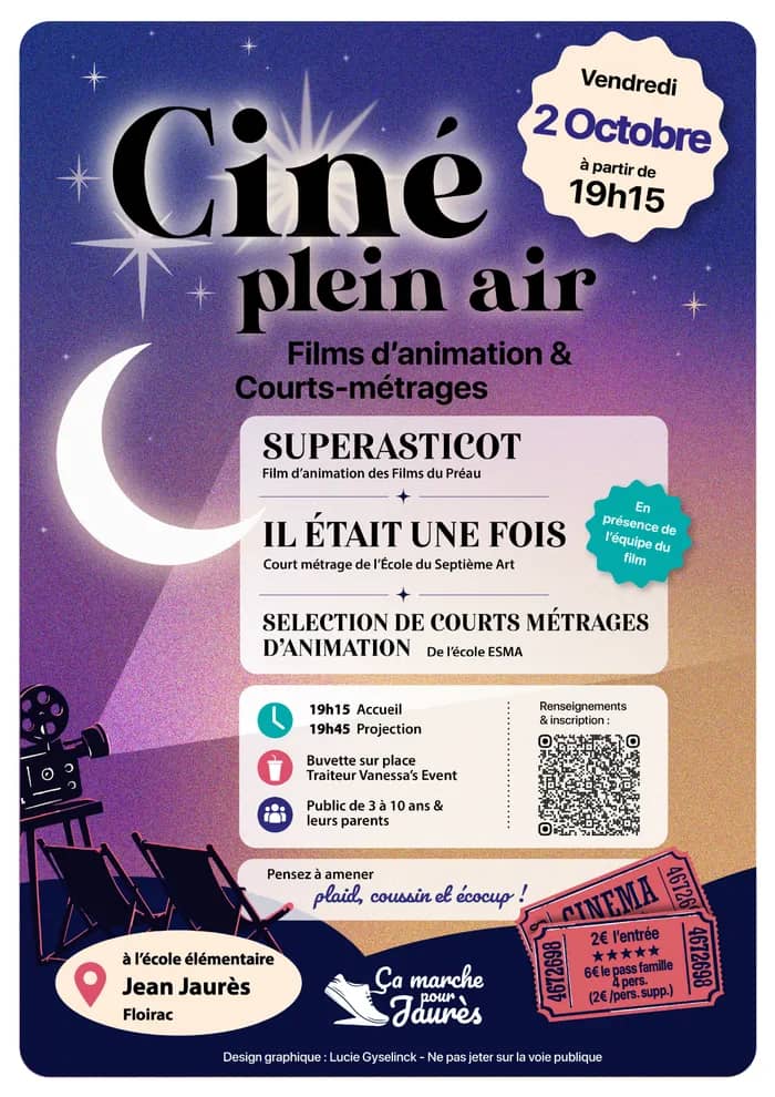 Illustration de l'événement : Cinéma en Plein Air